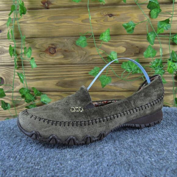 SKECHERS Women's‎ Choc Relaxed Fit Flat Brown Leather 8 Medium Gently Used 2025 - Picture 1 of 7